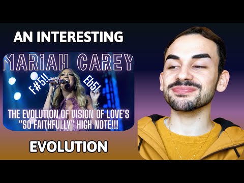 Видео: Мэрайя Кэри: Эволюция высокой ноты «So Faithfully» из Vision Of Love (1990–2025) | Реакция
