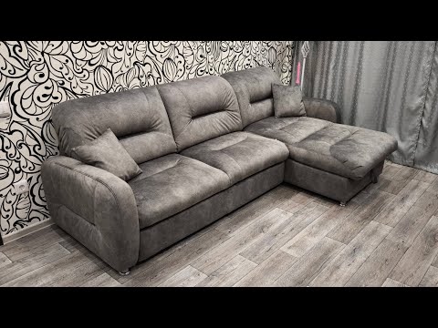 Видео: Как самому перетянуть диван Даллас МД от компании Артмебель гарант? Перетяжка дивана велюром.