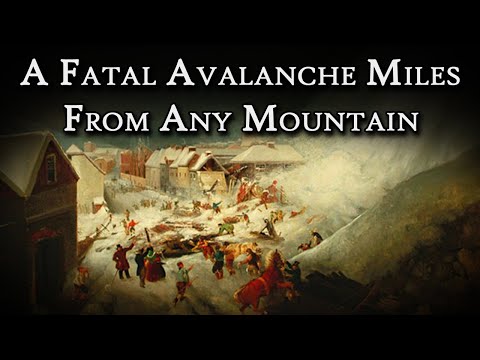 Видео: Роковая лавина, обрушившаяся в милях от любой горы | Захватывающий ужас