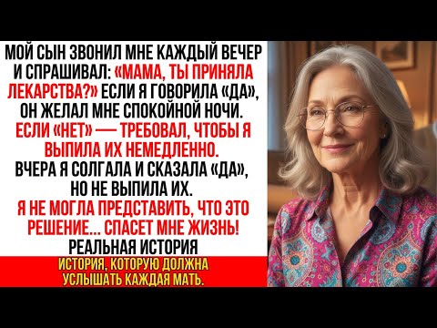 Видео: Сын каждый вечер проверял, приняла ли я лекарства. Вчера я решила не пить их, и это спасло мне жизнь