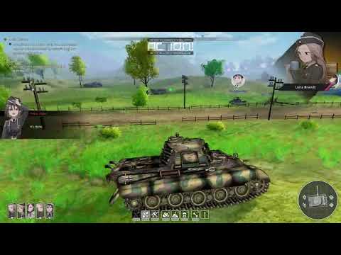 Видео: прохождение Panzer Knights. танки Аниме тян