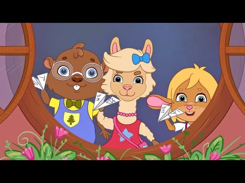 Видео: Бумажные самолетики 🐰 Забезу. Уши с хвостиком | Новые мультики для детей, малышей