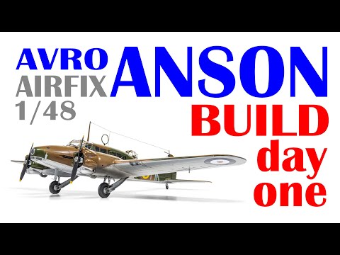 Видео: НОВЫЙ ИНСТРУМЕНТ AIRFIX 2022 AVRO ANSON в масштабе 1/48 — сборка, часть первая — 1080p HD