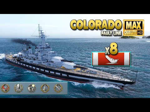 Видео: линкор Colorado: враг вот-вот победит - World of Warships