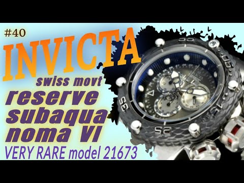 Видео: INVICTA Reserve Subaqua Noma VI 21673. Давняя хотелка и большой раритет!