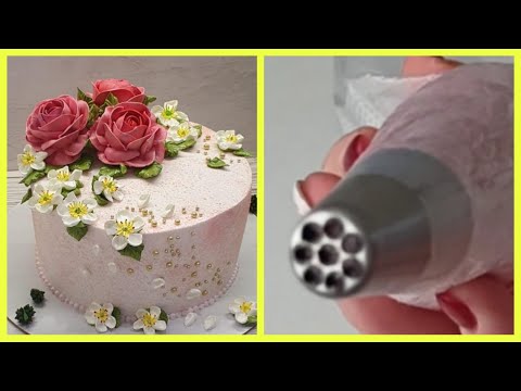Видео: 🌿Вы сможете так же! Нереально красивое и лёгкое оформление тортов😍