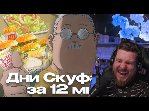 Видео: Дни Скуфамото за 12 минут | РЕАКЦИЯ НА RAIN