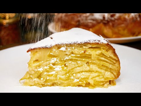 Видео: Невидимый пирог или яблоки в ЗАВАРНОМ креме, цыганка готовит.