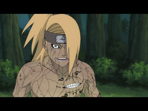 Видео: "Это будет мой последний шедевр!" Дейдара против Саске\ Смерть Дейдары