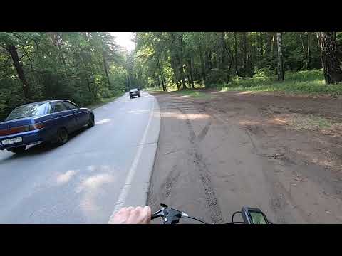 Видео: Покатушки на велосипеде с двигателем ф80