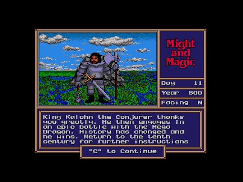 Видео: Красные сообщения. Спасение короля Калона. Might and Magic II: Gates to Another World #64