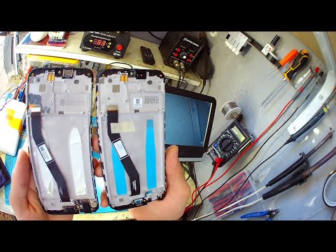 Видео: Xiaomi Redmi 8. Замена дисплейного модуля с новой рамкой.