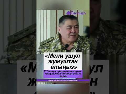 Видео: «Мени ушул жумуштан алыңыз»: Камчыбек Ташиев президентке кирип, кандай жооп алганын айтып берди