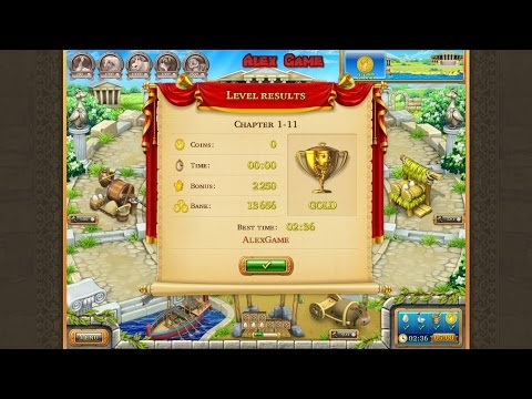 Видео: Farm Frenzy Ancient Rome Chapter 1-11 only GOLD Веселая ферма Древний Рим Глава 1-11 Золото