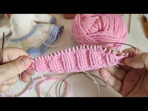Видео: Укороченные ряды на резинке 2*2