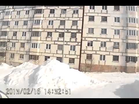 Видео: Оха через объектив видеорегистратора.16.02.13.