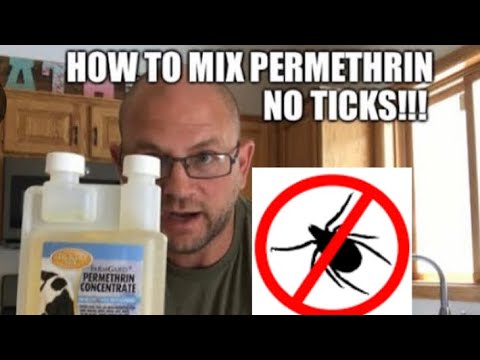 Видео: Как смешивать перметрин. Без клещей!