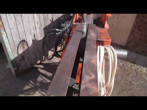 Видео: дровокол гидравлический из металлолома