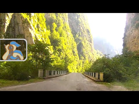 Видео: Абхазия. [ Озеро Рица - Юпшарский каньон - Бзыпта ]