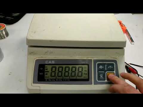 Видео: Весы CAS SW ошибка Err 1.