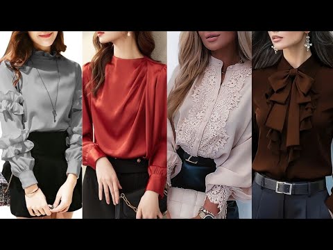 Видео: Стильные и изысканные модели блузок.