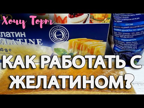 Видео: 🎬 ЖЕЛАТИН ОТ А ДО Я: как замочить желатин (пропорции)? Как узнать силу Блюм?