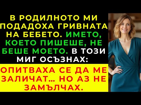 Видео: В родилния дом се опитаха да изтрият името ми. Не замълчах.