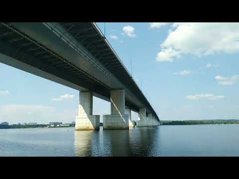 Видео: Красавинский мост, пляж, Кама, Пермь, 10.07.2024