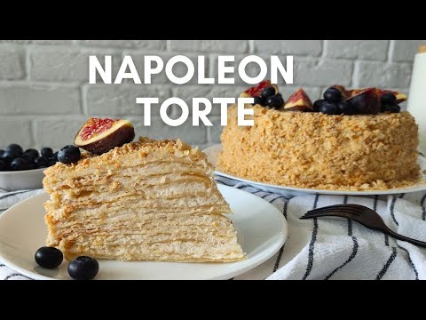 Видео: Рецепт торта «Наполеон» | Легендарный многослойный торт с заварным кремом