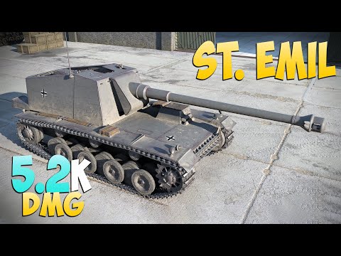 Видео: St. Emil - 5 Kills 5.2K DMG - Ограниченный! - Мир Танков