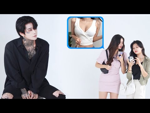 Видео: Какой стиль одежды подруги нравится красивому татуированному парню ???