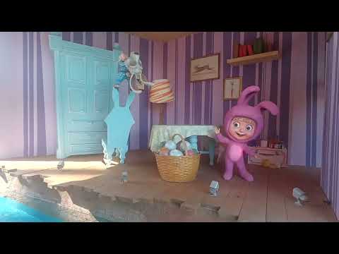 Видео: Lend of legend Парк развлечений шоу Маша и медведь. октябрь 2021
