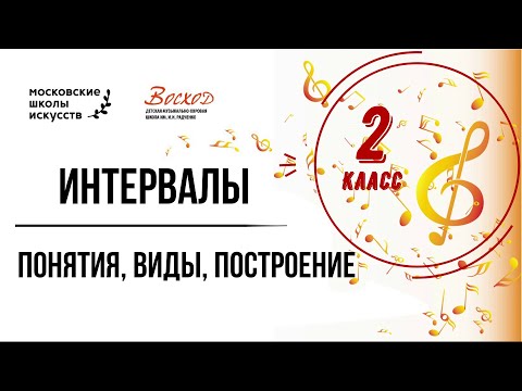 Видео: Зибарева И.Н. 2 класс. Интервалы: понятие, виды, построение.