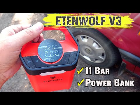 Видео: Мощный Компрессор ETENWOLF V3. Беспроводной Мини Air3