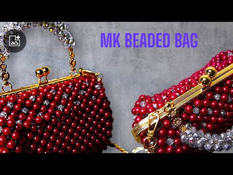 Видео: Sparkling Beaded Handbag with Clasp - Elegant andEasy Tutorial| Сумка из бусин с фермуаром