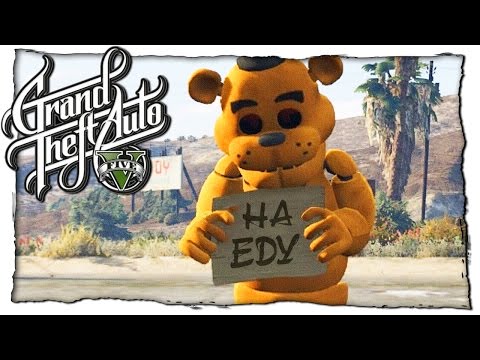 Видео: GTA 5 МОДЫ - АНИМАТРОНИКИ (ФРЕДДИ) ИЩЕТ ЕДУ (ГТА 5 MODS)