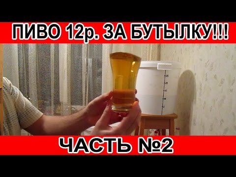 Видео: Как сварить пиво дома 12р  за бутылку Часть 2