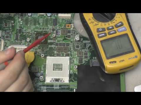 Видео: msi cx620 mx (ms-16881) не включается после залития