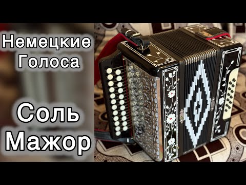 Видео: ГАРМОНЬ С НЕМЕЦКИМИ ГОЛОСАМИ!!! СОЛЬ МАЖОР!!!