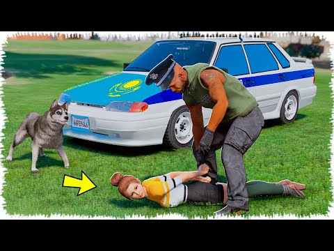 Видео: Полиция Джонни қылмыскер Динараны ұстады (GTA V) жони джони