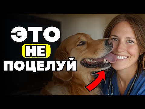 Видео: Реальная Причина, Почему Собаки ЛИЖУТ ВАС (Шокирует)