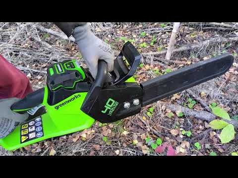 Видео: Испытание чудо электропилы greenworks