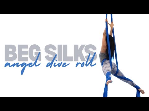 Видео: Шелк для начинающих - Angel Dive Roll