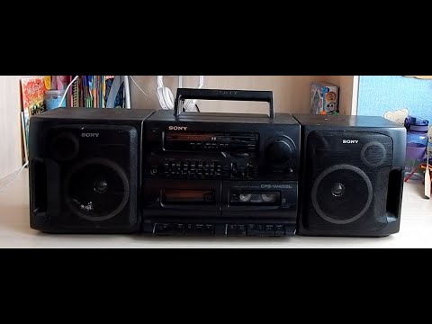 Видео: Магнитофон SONY CFS-W455L лёгкий апгрейд.