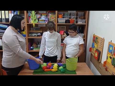 Видео: Подгрупповое коррекционное занятие на тему: "Осенний урожай".