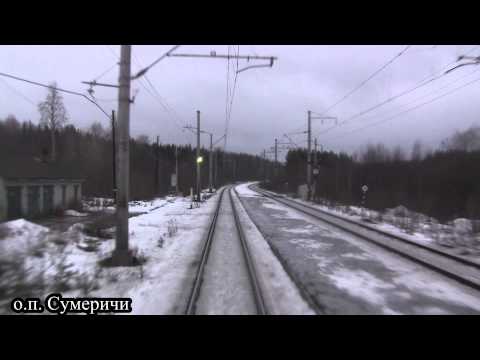 Видео: Лумбушозеро - Шпаловой (Октябрьская ж\д, РЖД)