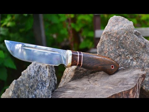 Видео: Нож из шайбы от начала до конца.