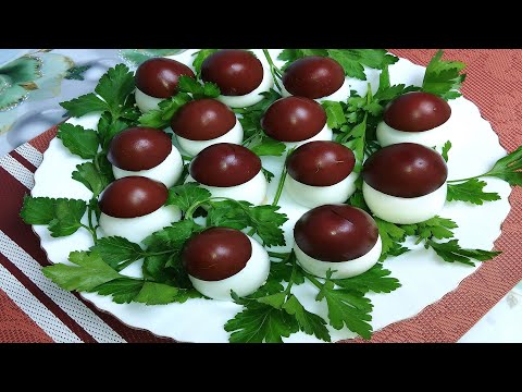 Видео: ГРИБНАЯ ПОЛЯНА //ЗАКУСКА С ТРЕМЯ НАЧИНКАМИ//НА КУХНЕ У ЦЫГАНОЧКИ.