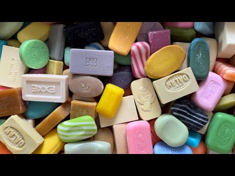 Видео: ASSORTED soap *668 | Cutting soap (no talking) | АСМР Резка мыла | #asmrsoap #carvingsoap