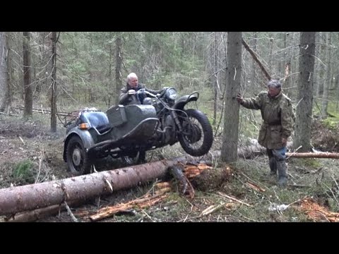 Видео: Урал Днепр 9 Мая жесть бездорожье !!!